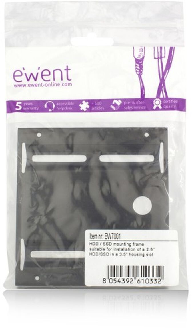 Adaptador Ewent SSD/HDD 2.5" para 3.5" image number 2