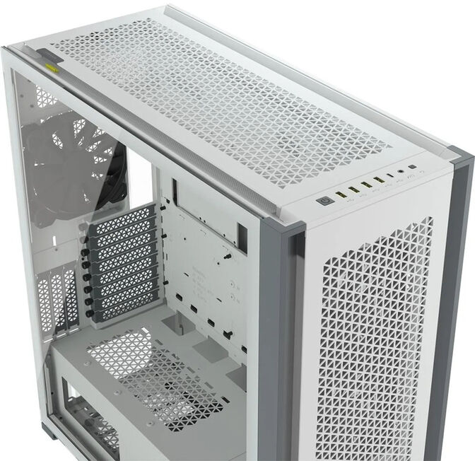 Torre E-ATX Corsair 7000D Airflow Blanco Cristal Templado image number 6
