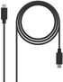 Cable USB 2.0 3A Nanocable USB-C M/M 0.5 M Negro image number null