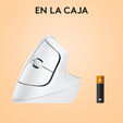 Rat&oacute;n Logitech Lift for Mac Vertical Ergonomic Wireless White image number null