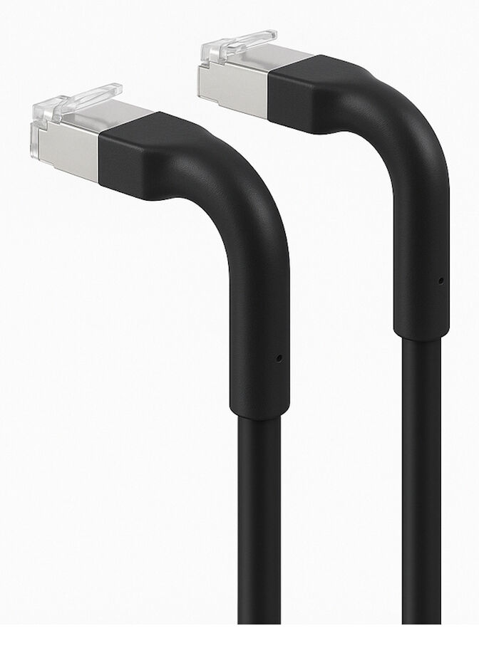 Cabo de Rede Ewent IM1318 CAT.6a U/FTP Slim Flex&iacute;vel 100% Cobre 1.5m Branco image number 0