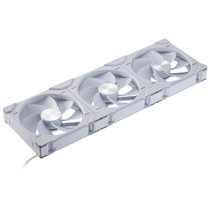 Ventilador Phanteks D30 PWM reverse Airflow D-RGB Blanco Pack 3 - 140mm image number 1