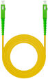 Cable de Fibra Óptica NanoCable SC/APC-SC/APC Monomodo Simplex LSZH 2 M Amarillo image number null