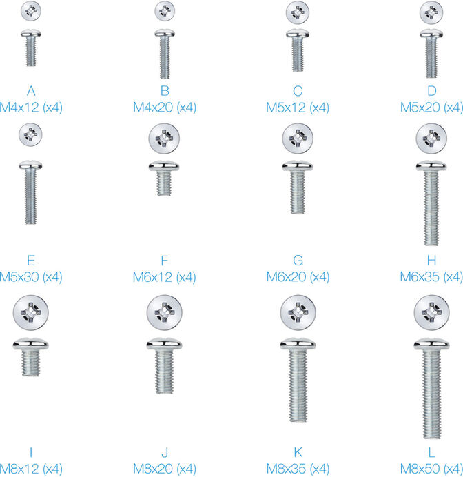 Kit de montaje universal Tooq para televisores image number 1