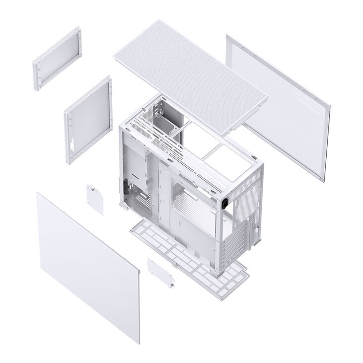 Caja ATX Jonsbo D41 MESH Vidrio Templado Blanco image number 5