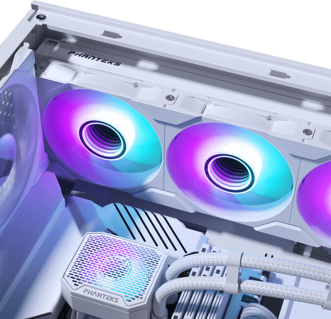 Refrigeraci&oacute;n L&iacute;quida CPU AIO Phanteks Glacier One 360M25 Gen2 DRGB Blanco image number 6