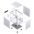 Caja Micro-ATX Jonsbo C6 Blanco image number null