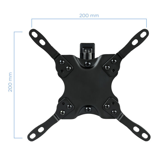 Soporte de Pared Tooq Tilt e GiRat&oacute;nrio 3 Pivots 13" a 42" Max. 20Kg Negro image number 12