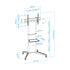Soporte Móvil Tooq RAMSÉS 37" a 70" Max 50Kg Negro image number null