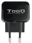 Cargador Tooq  USB 5V 2.4A Negro image number null