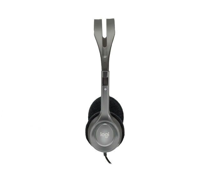 Auriculares Logitech H110 3.5mm Gris image number 3