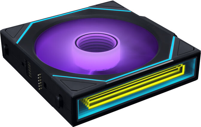 Ventilador Lian Li UNI FAN SL120 Infinity Wireless RGB Reverse Blade PWM Negro 120mm image number 2
