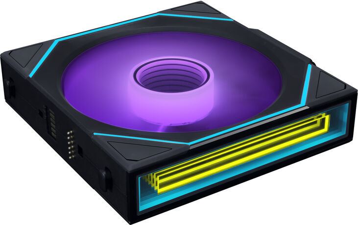 Ventilador Lian Li UNI FAN SL120 Infinity Wireless RGB Reverse Blade PWM Negro 120mm image number 2