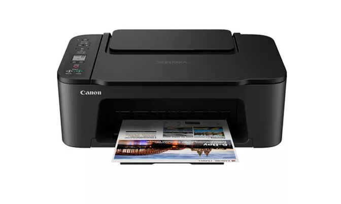Impresora Multifunci&oacute;n de Inyecci&oacute;n de Tinta Canon PIXMA TS3450 WiFi Negro image number 4