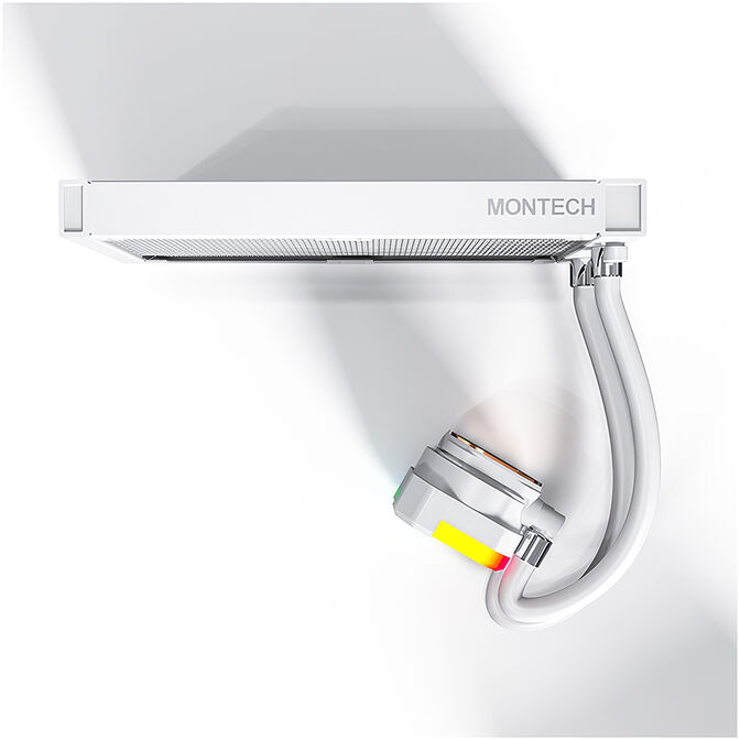 Water Cooler CPU Montech HyperFlow ARGB 240mm Blanco image number 3