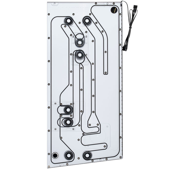 Phanteks Glacier EZ-Fit DIS-NV5 Distro Plate 16mm EZ-Fit Negro para Phanteks NV5 image number 3