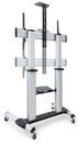 Soporte Móvel Tooq PARTENON 60" a 100" Máx. 100Kg Plata image number null