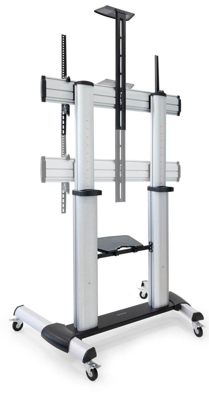 Soporte Móvel Tooq PARTENON 60" a 100" Máx. 100Kg Plata image number 3