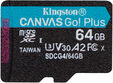 Tarjeta de Memoria Kingston Canvas Go! Plus Gen4 200MB/s MicroSDXC UHS-I U3 V30 A2 64GB image number null