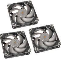 Ventilador Phanteks T30 PWM Negro Pack 3 - 120mm