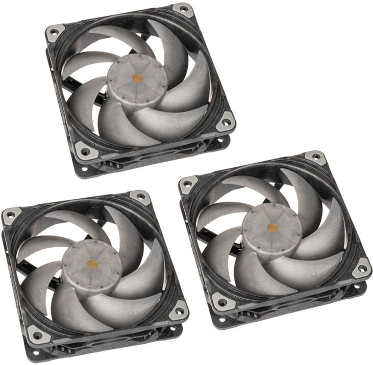 Ventilador Phanteks T30 PWM Negro Pack 3 - 120mm image number 0
