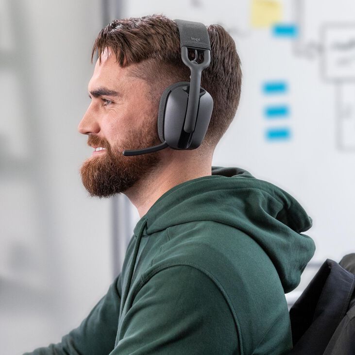 Auriculares Logitech ZONE Vibe 100 Bluetooth Negro image number 3