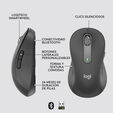 Rat&oacute;n Logitech Signature M650 para Zurdos 4000DPI Wireless/Bluetooth Grafito image number null