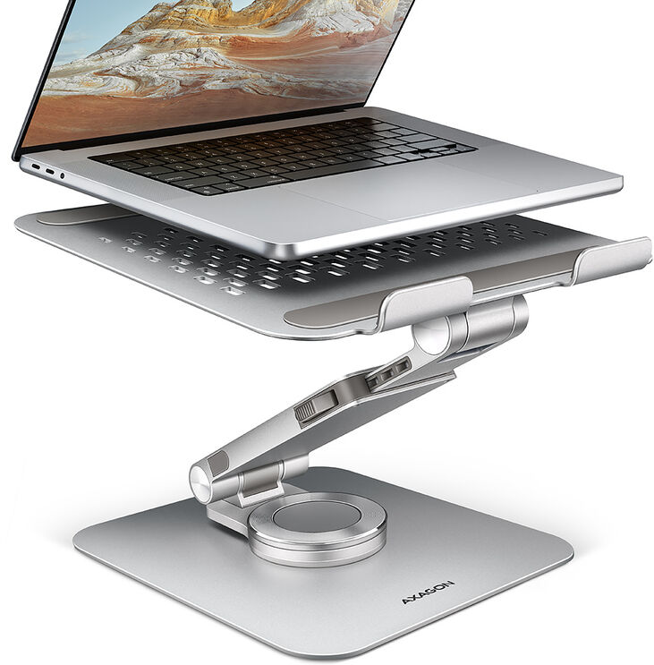 Soporte Elevatório Rotativo AXAGON STND-LR para Portátiles 10"-16" image number 1