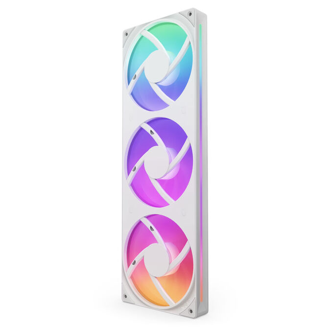 Ventilador NZXT F360 RGB Core Single-Frame Blancas - Triplo Ventilador 120mm ( 360mm ) image number 1