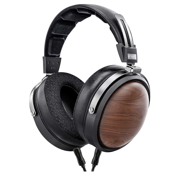 Auriculares FiiO FT1 Hi-Fi de Madera de Nogal Negros image number 0