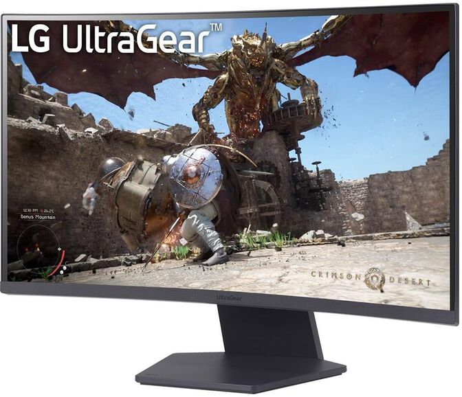 Monitor Curvo Gaming LG UltraGear 32" 32GS60QC-B VA WQHD 180Hz 1ms image number 1