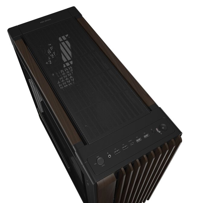 Torre E-ATX ASUS ProArt PA602 Walnut Wood TG Modern Negra image number 5
