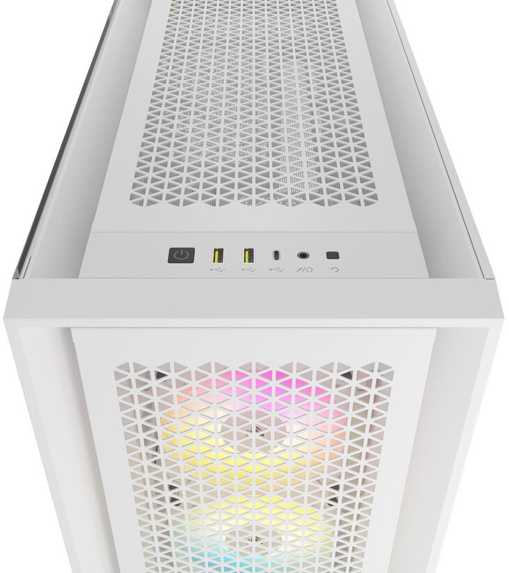 Corsair iCUE 5000D RGB Airflow Midi Tower Blanco image number 6