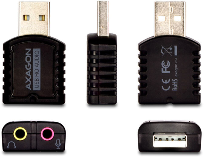 Tarjeta Sonido HQ AXAGON ADA-17 USB 2.0 image number 1