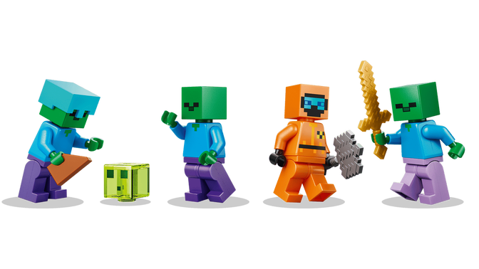 LEGO Minecraft: La Mazmorra del Zombi, 284 Piezas (21587) image number 2