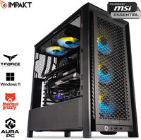 Ordenador AURA Gamer-PC Impakt Edition Intel i5 14400F 32GB DDR5 1TB RTX 5060 Ti 16GB WiFi W11