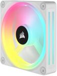 Ventilador Corsair iCUE Link QX120 RGB PWM Blanco 120mm (Pack 3) image number null