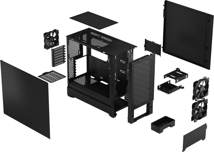 Torre ATX Fractal Design Pop Air Black Solid image number 11