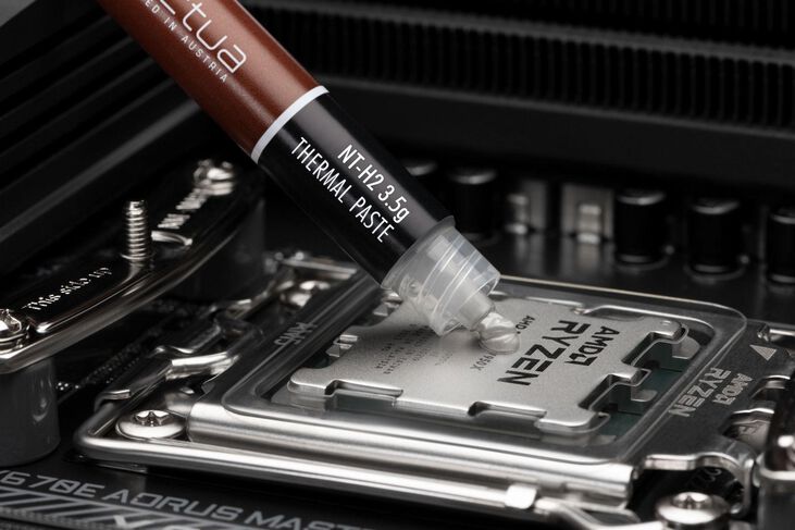 Pasta Termica Noctua NT-H2 3.5g AM5 Edition c/ Thermal Paste Guard image number 1
