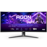 ** B Grade ** Monitor Curvo AOC Gaming 34" AG346UCD QD-OLED UWQHD 175Hz 0.3ms Adaptive Sync HDR400