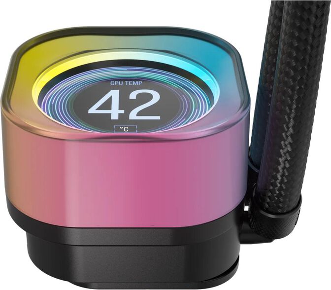 Refrigeraci&oacute;n L&iacute;quida CPU Corsair iCUE LINK H150i LCD 360mm Negro image number 2