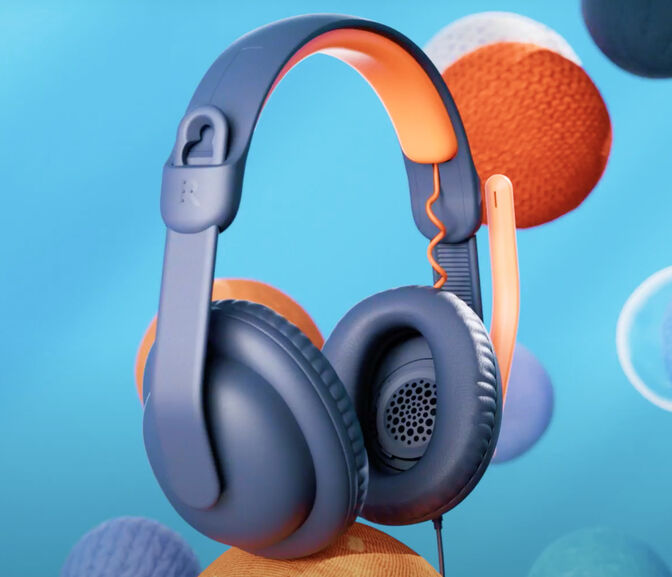 Headset Logitech Zone Learn USB-C Azul image number 3