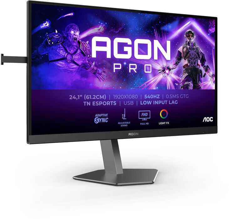 Monitor AOC AGON PRO 24.1" AG246FK Ultra-Fast TN (eSports) FHD 540Hz 0.3ms Adaptive Sync HDR400 image number 1