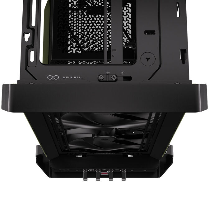 Torre E-ATX Corsair WARTHOG RS Perfomance Mil Green Cristal Templado image number 15