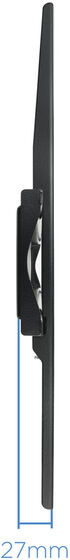 Soporte de Pared Tooq 32" a 55" Max. 40kg Negro image number null