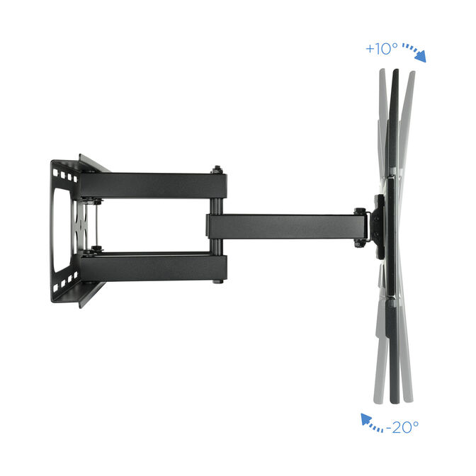 Soporte de Pared Tooq Tilt 6 Pivots 37" a 70" Max. 50kg Negro image number 9