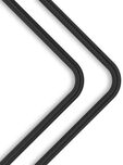 Tubo R&iacute;gido EKWB Loop Metal Pre-Doblado 90&ordm; 14mm 80cm Negro (Pack 2) image number null