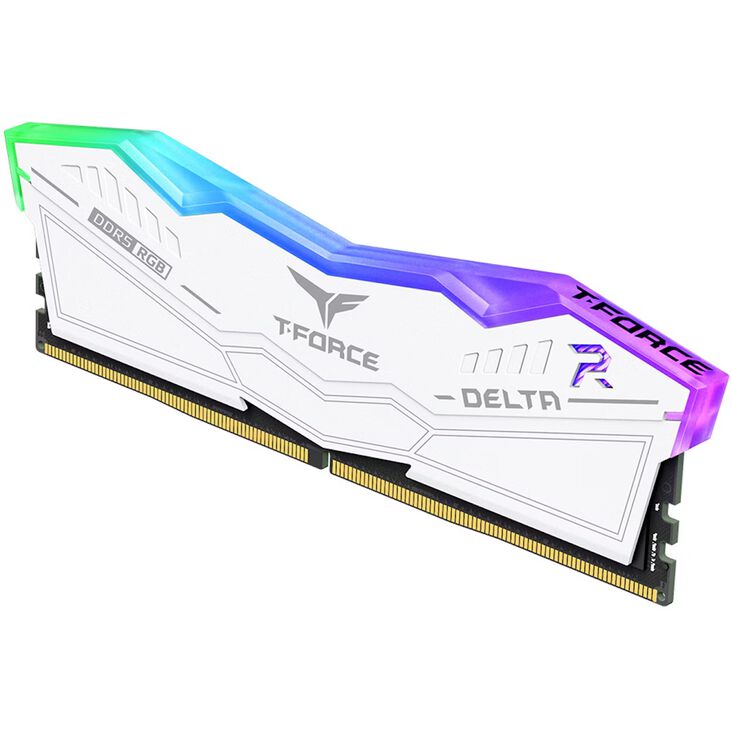 Team Group Kit 64GB (2 x 32GB) DDR5 6000MHz Delta RGB Blanco CL30 image number 2