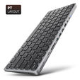 Teclado c/ HUB AXAGON HMC-KB keyboard USB-C 5Gbps, microSD/SD, 3x USB-A, HDMI 4K/60Hz, PD 100W, Audio, PT layout image number null