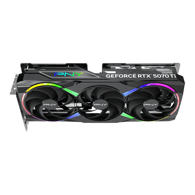 Tarjeta Gr&aacute;fica PNY GeForce&reg; RTX 5070 Ti Gaming RGB Triple Fan Plus OC 16GB GDDR7 DLSS4 image number 4